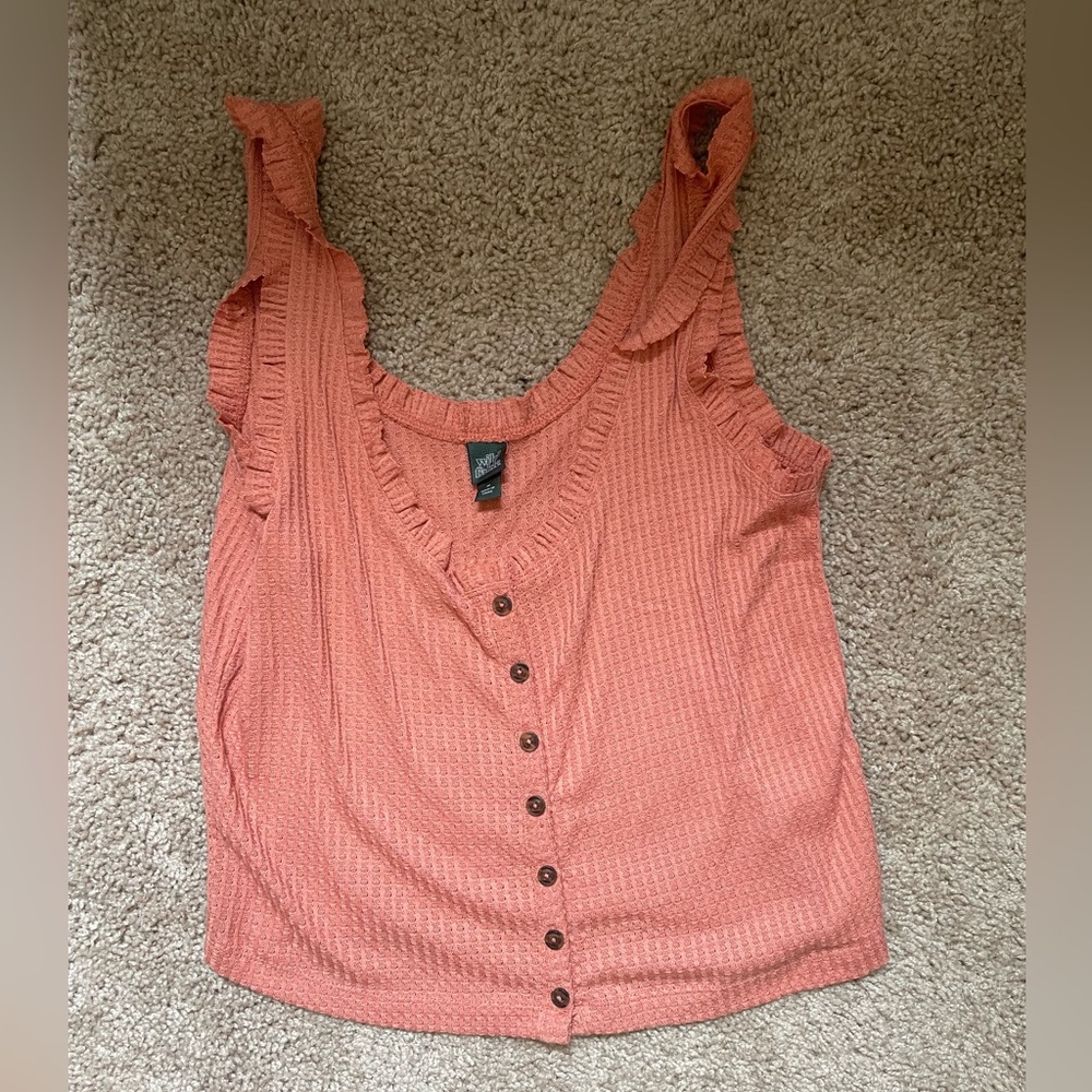 ruffle tank top